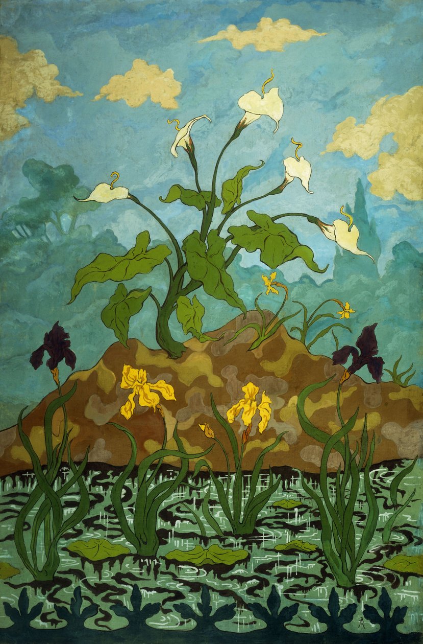 Arômes, Iris Violets et Jaunes, 1899 - Paul Elie Ranson