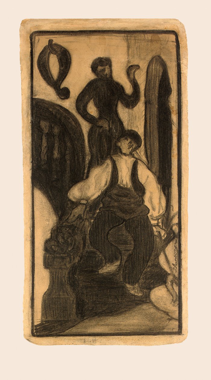 Escalier dans une auberge, Pays Basque - Paul Elie Ranson