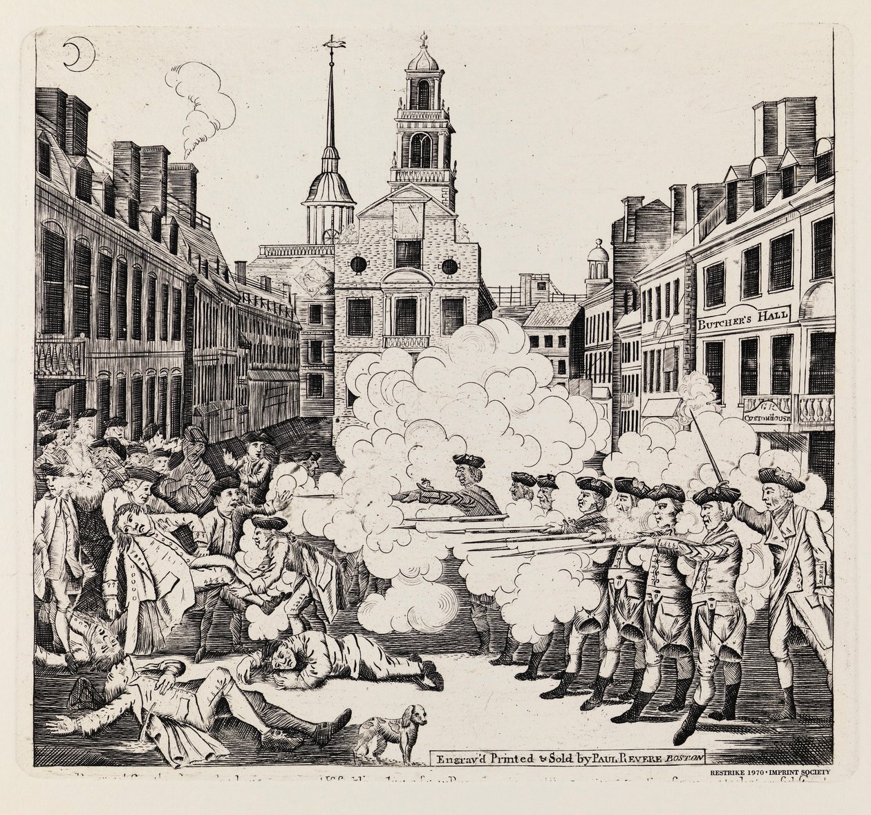 Le massacre sanglant - Paul Revere