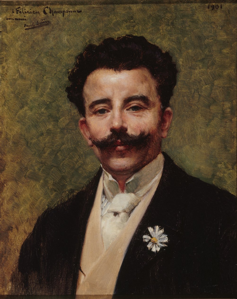 Portrait de Félicien Champsaur - Paul Saïn