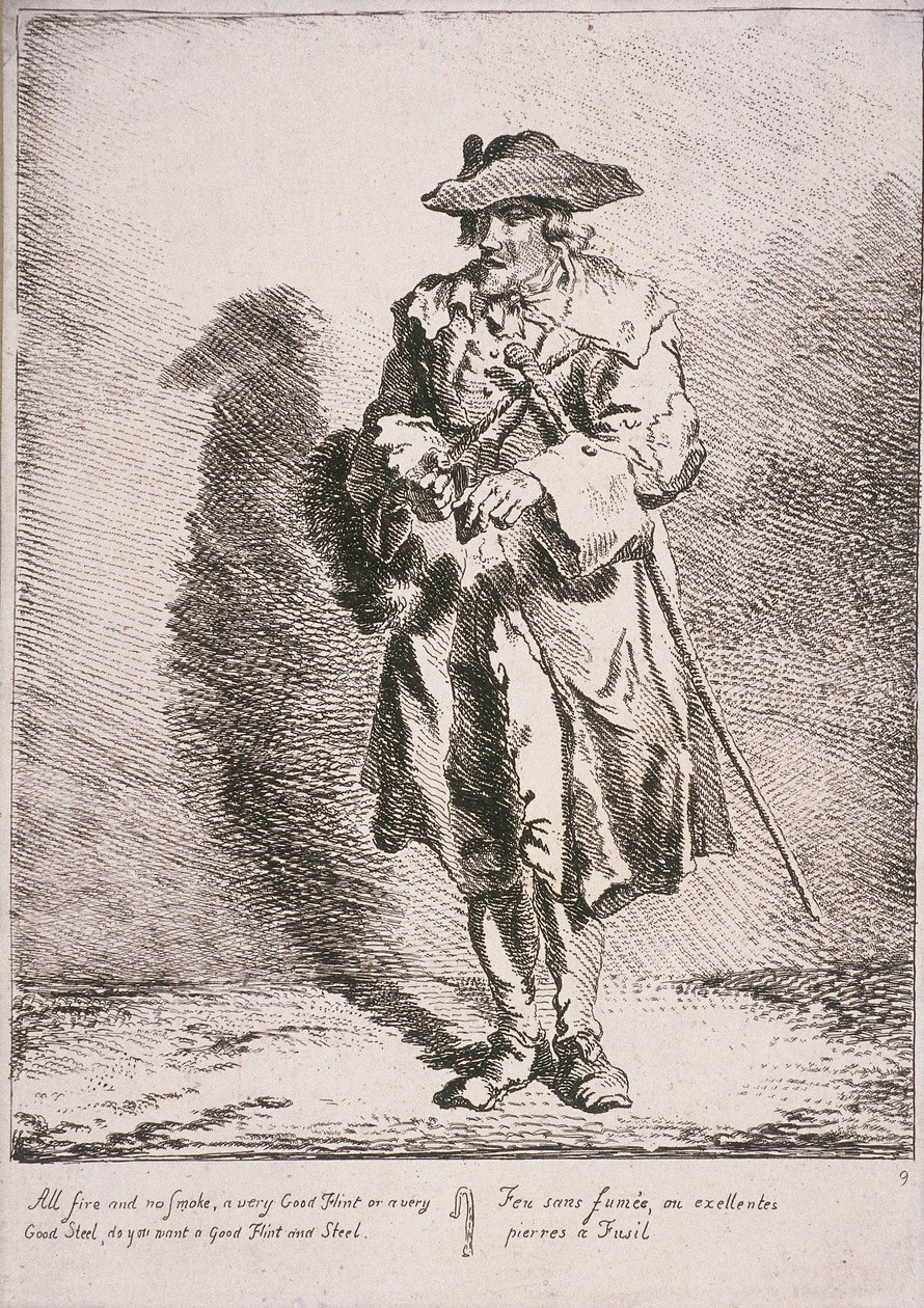 Vendeur de silex et d
