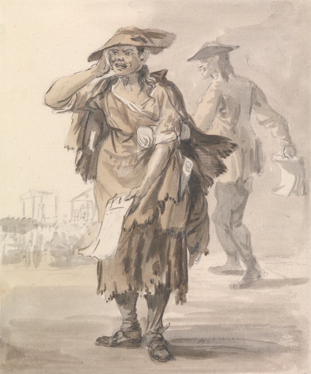 Les cris de Londres : Dernier discours et confession avant la mort - Paul Sandby