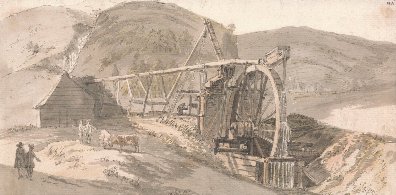 Les mines de plomb de Lord Hopetoun - Paul Sandby
