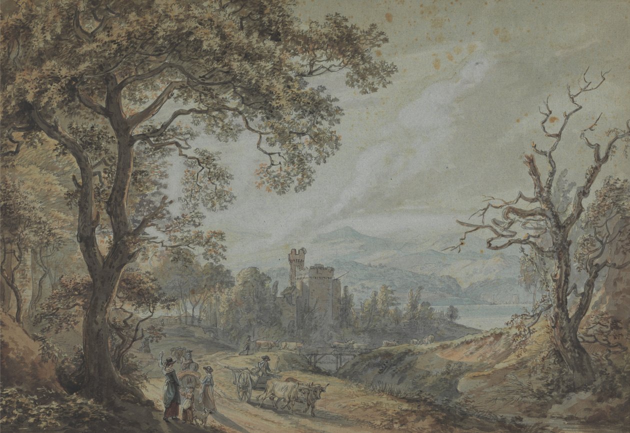 Vue au pays de Galles - Paul Sandby