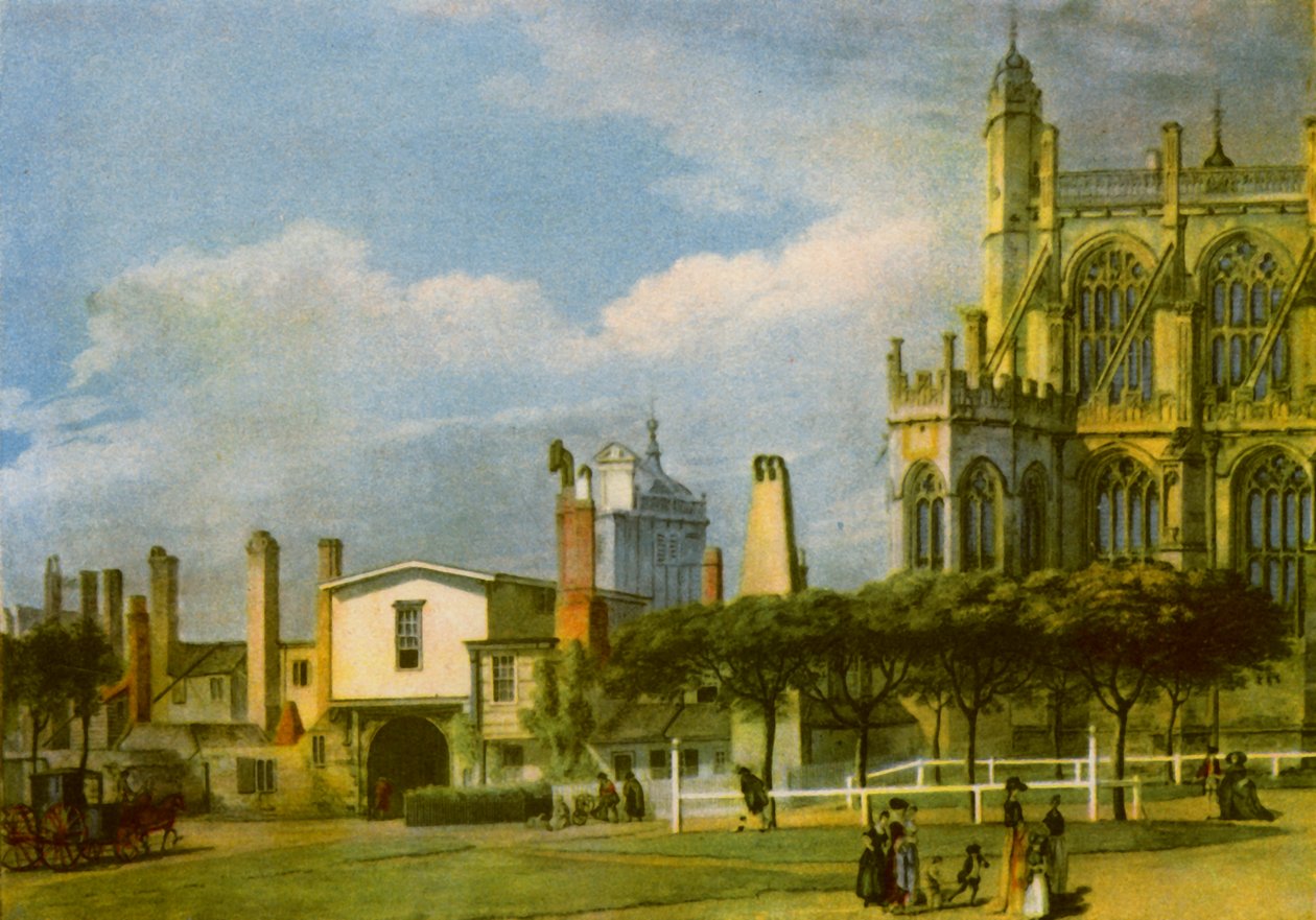 Château de Windsor : Chapelle Saint-Georges, 1768, 1942 - Paul Sandby