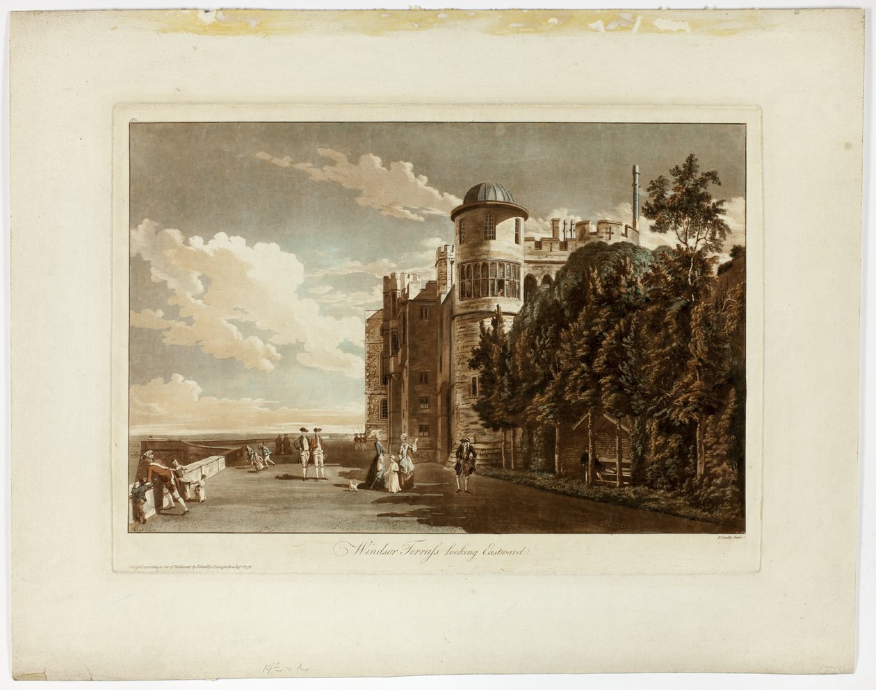 Terrasse de Windsor regardant vers l