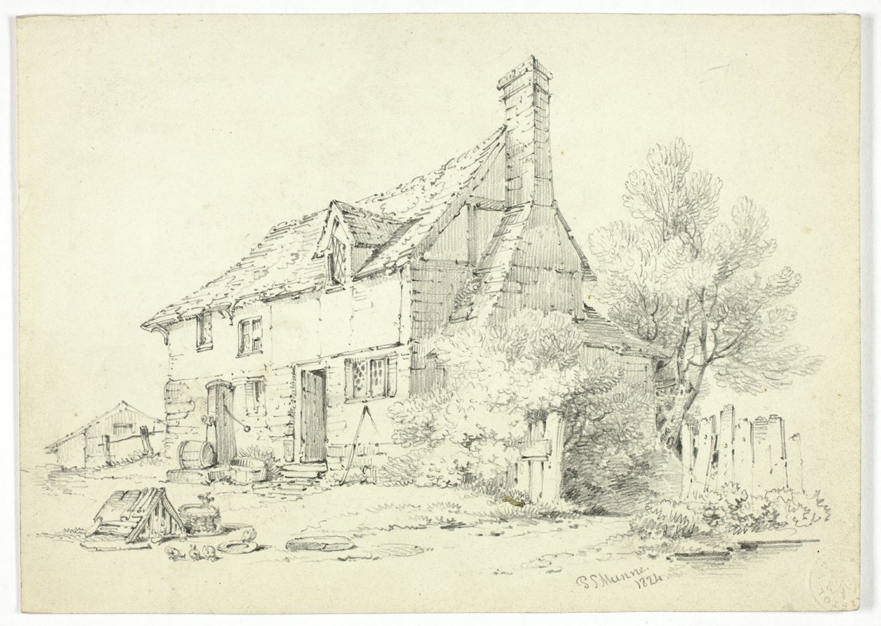 Cottage à la campagne - Paul Sandby Munn