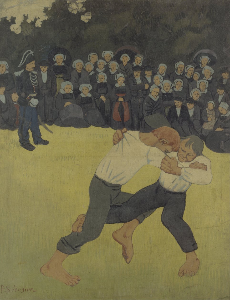 La lutte bretonne - Paul Sérusier
