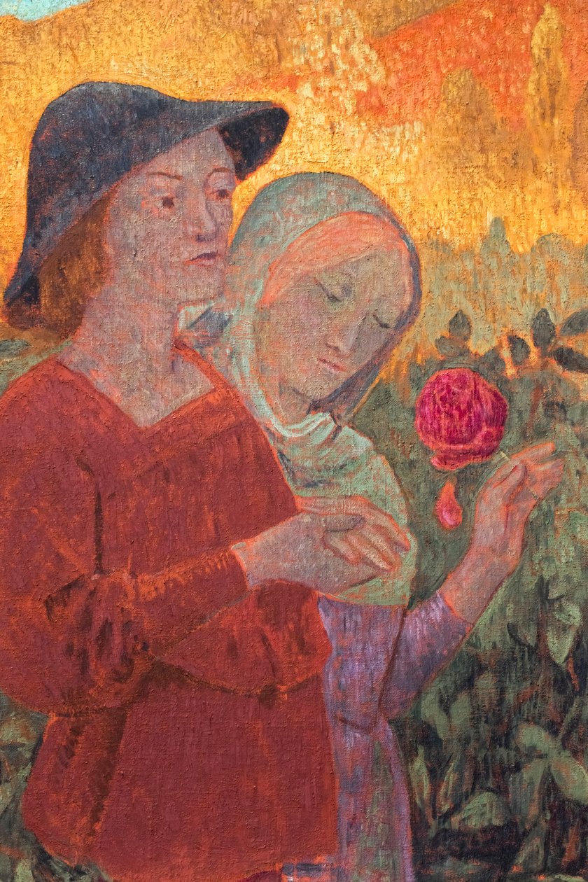 Mignonne, allons voir si la rose, detail, ca. 1910 (oil on canvas) - Paul Serusier