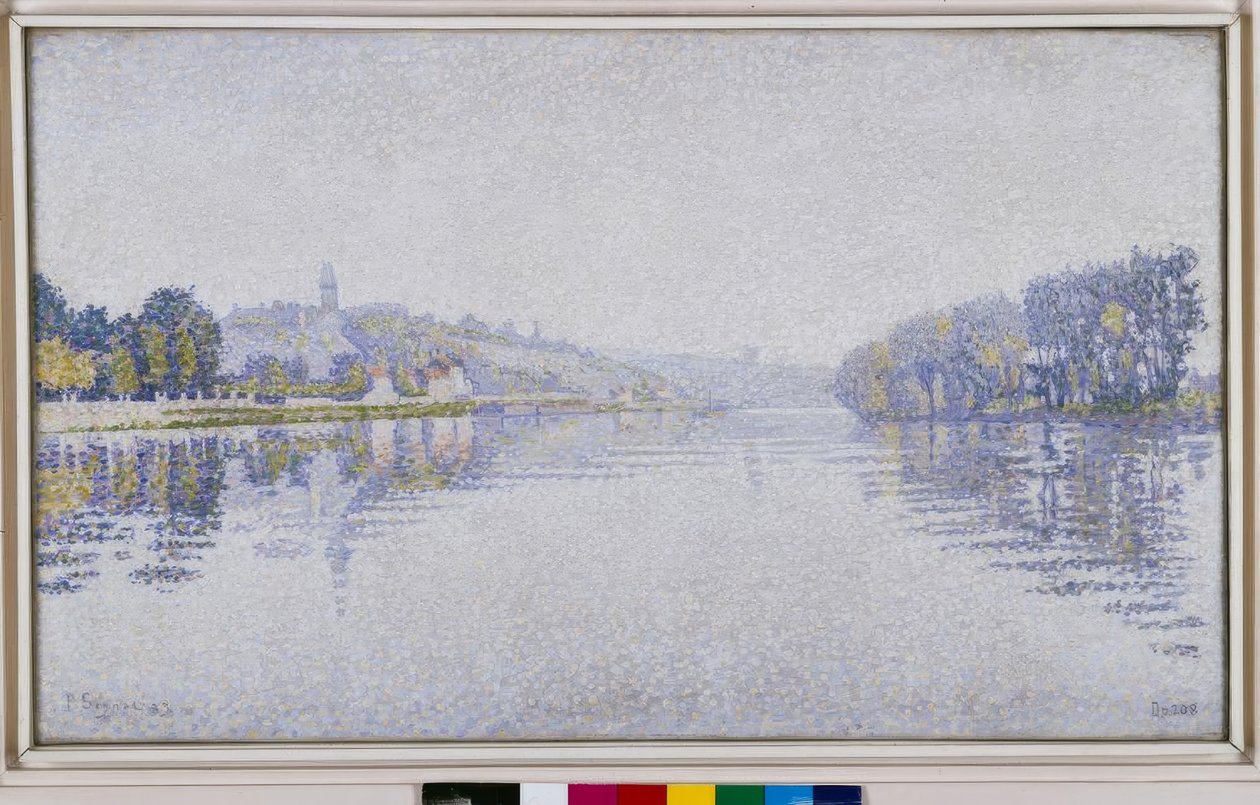 Bords de rivière. La Seine à Herblay - Paul Signac
