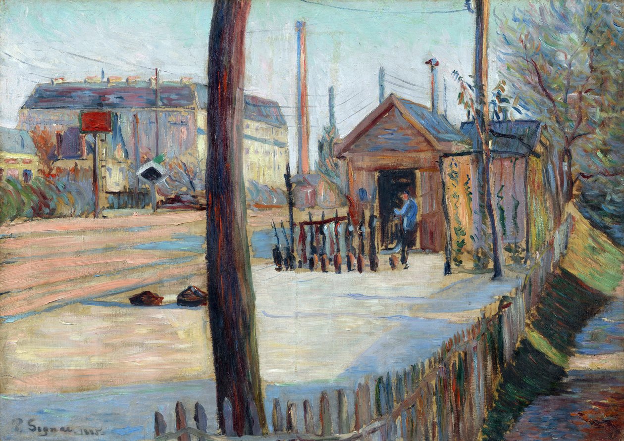 Intersection ferroviaire près de Bois-Colombes - Paul Signac