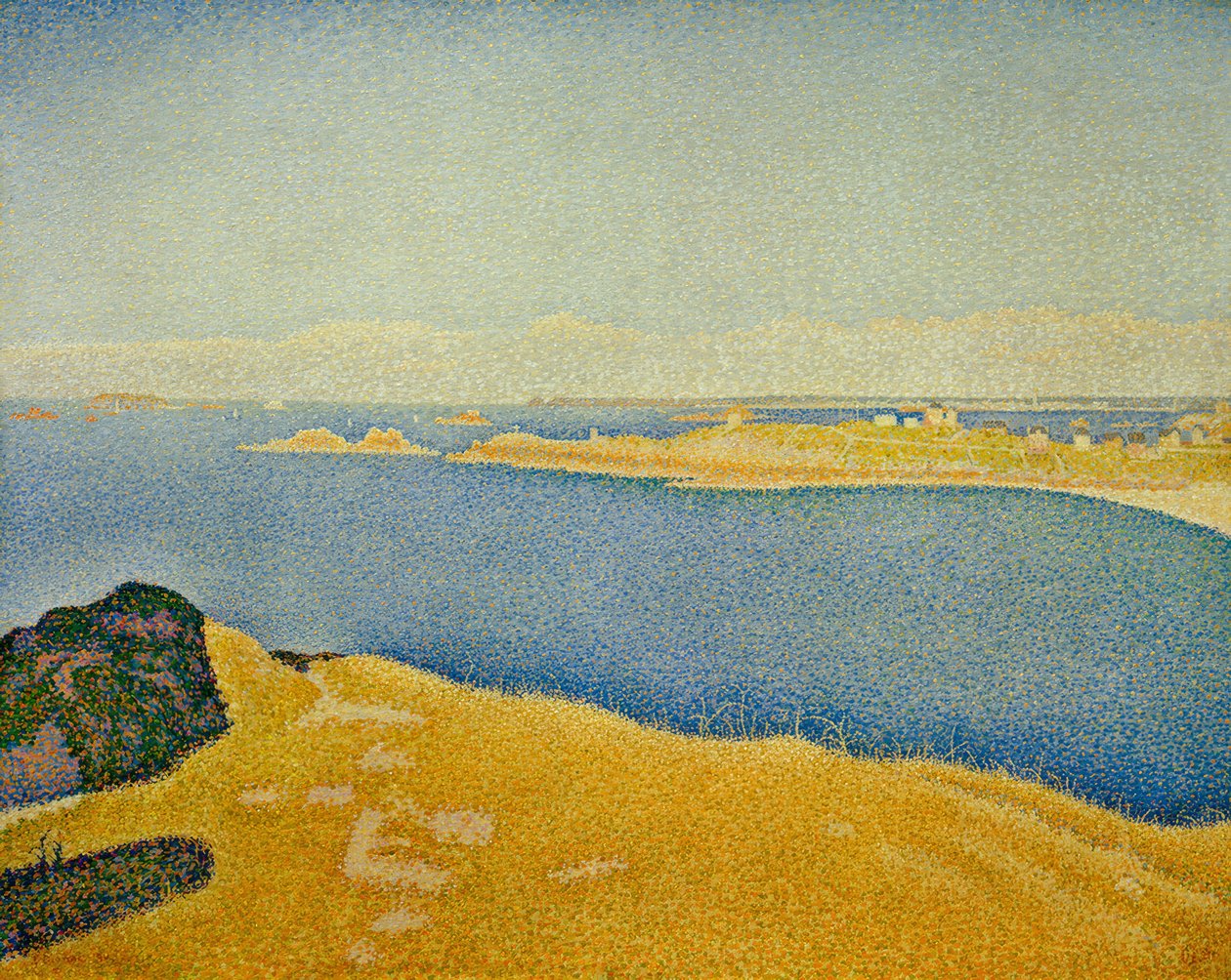 La mer. Saint-Briac. La Garde Guerin. Saint-Lunaire (Opus 2) - Paul Signac