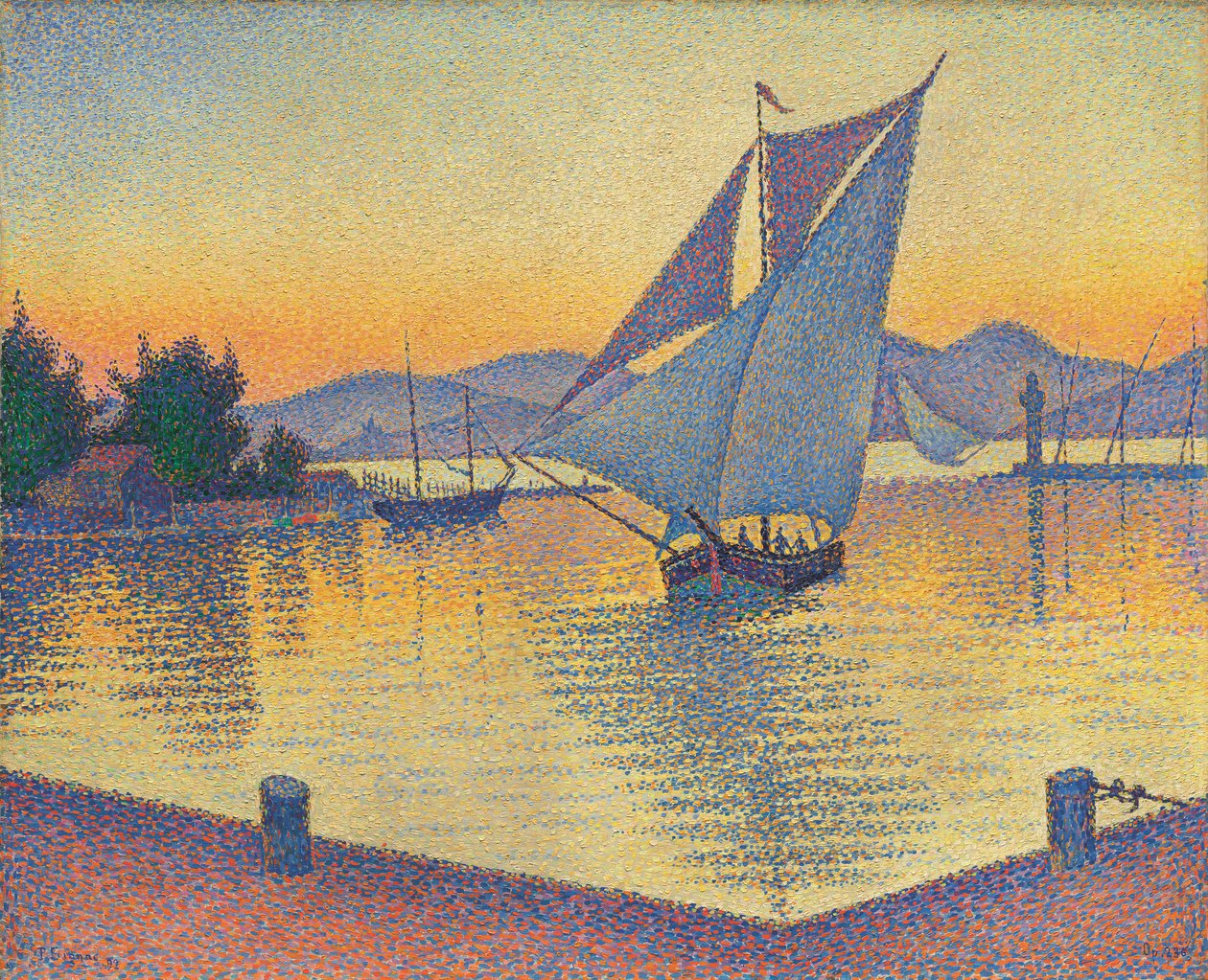 Le Port au soleil couchant, Opus 236 - Paul Signac
