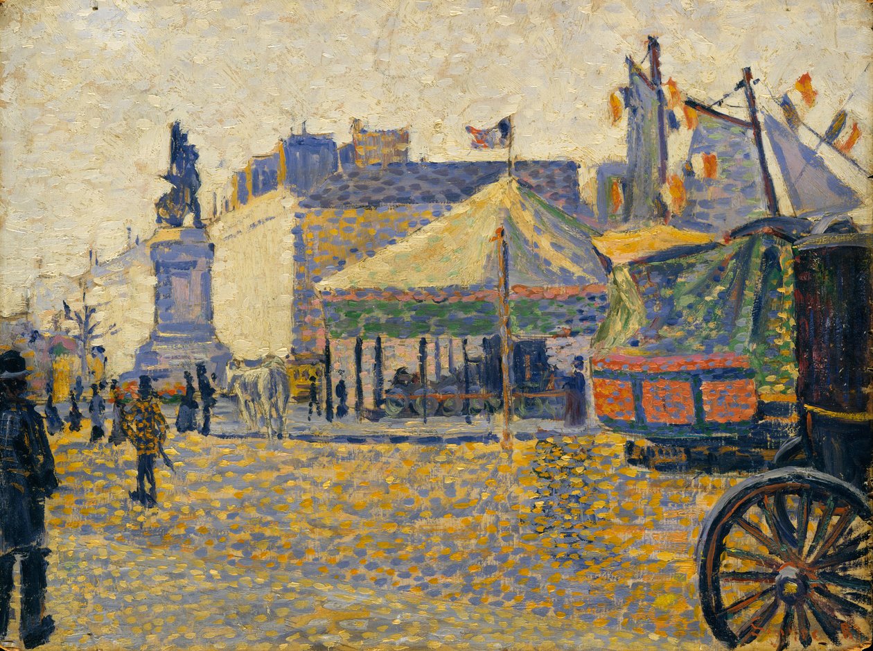 Place de Clichy, 1887 - Paul Signac