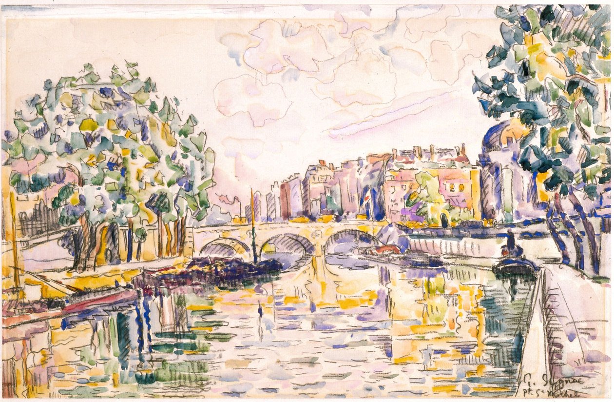 Pont Saint-Michel - Paul Signac