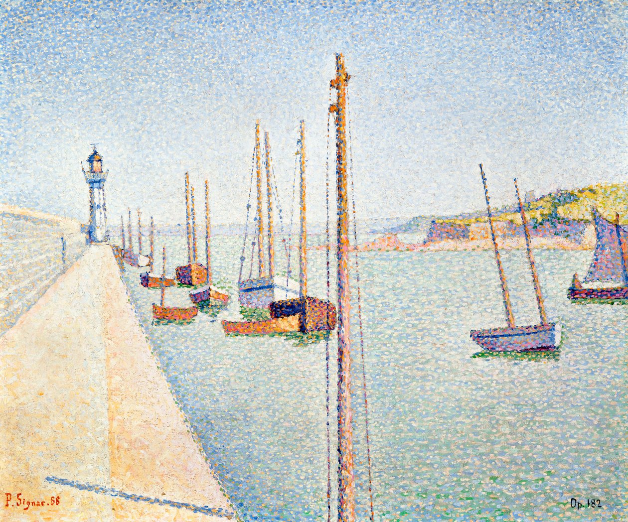 ポール・シニャック、「PAYSAGE A LEZARDRIEUX」 Portrieux, Bretagne | Paul Signac | Estampe d'art