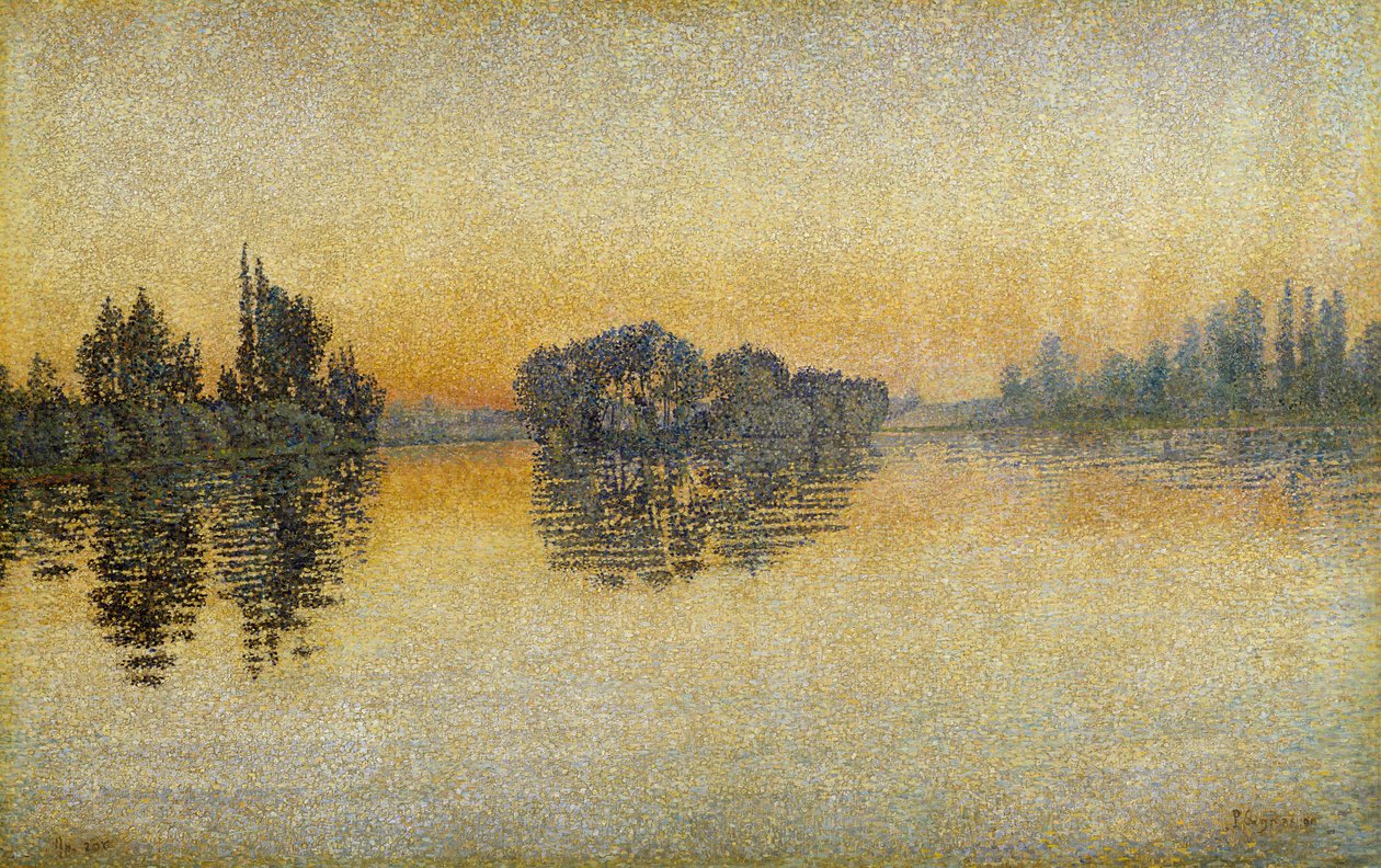 Coucher de soleil, Herblay | Paul Signac | Estampe d'art