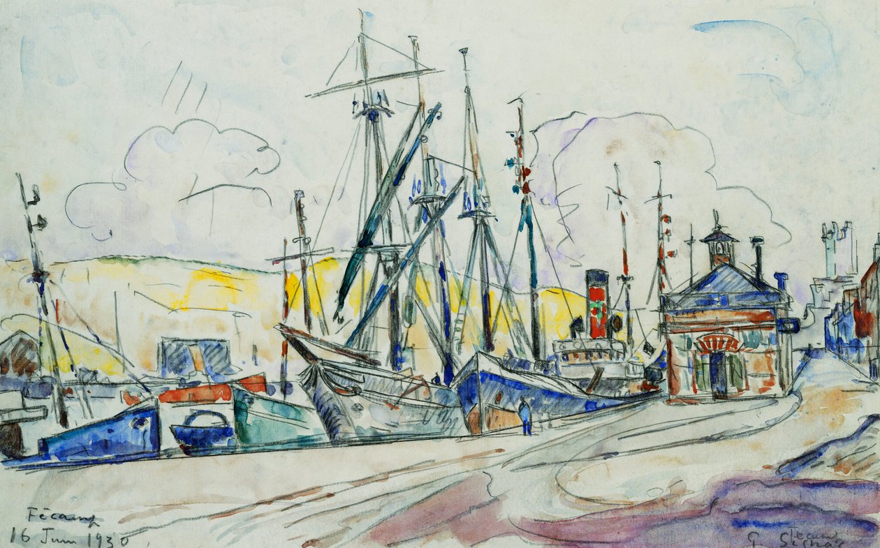 Le Port à Fécamp - Paul Signac