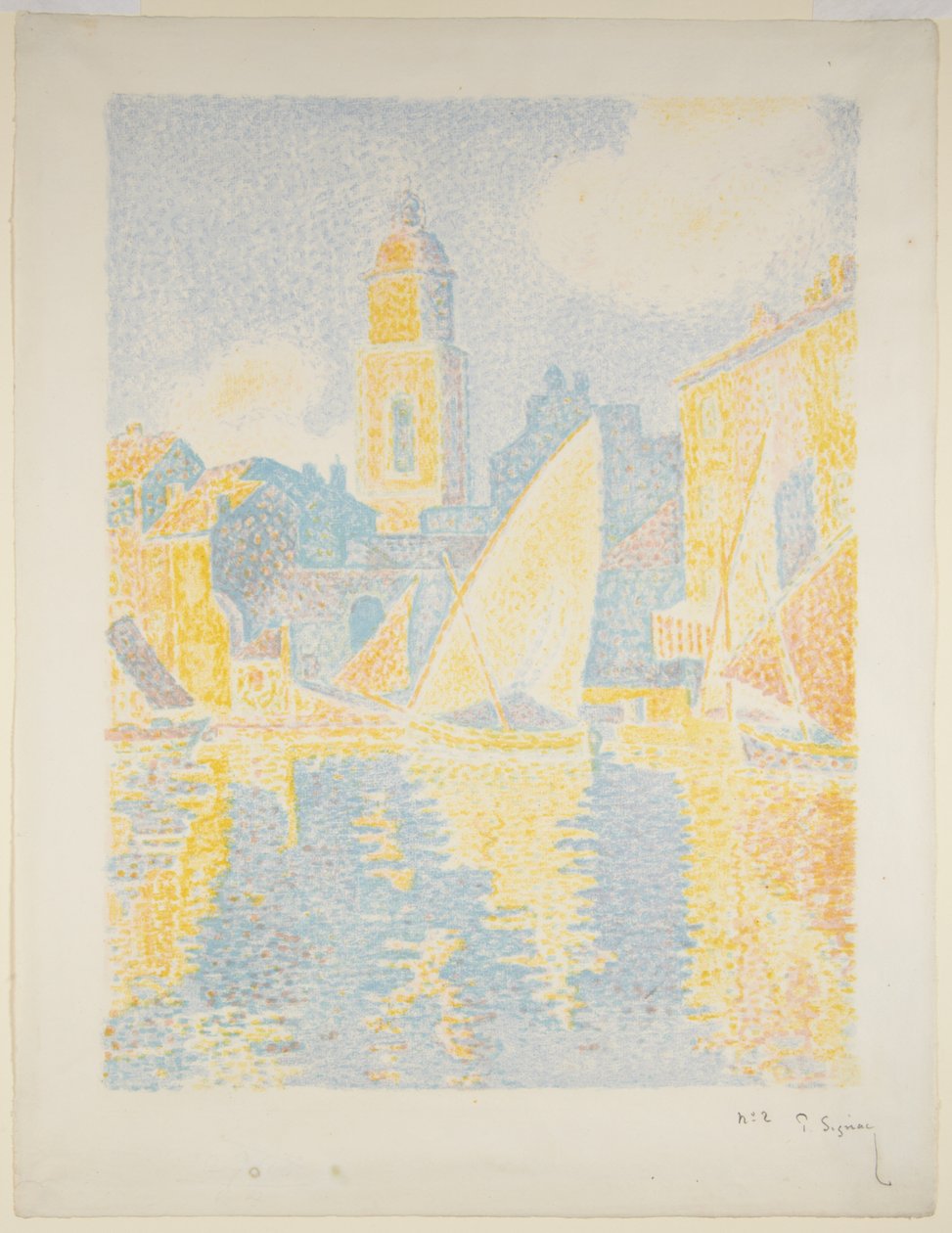 Le Port de Saint-Tropez II - Paul Signac