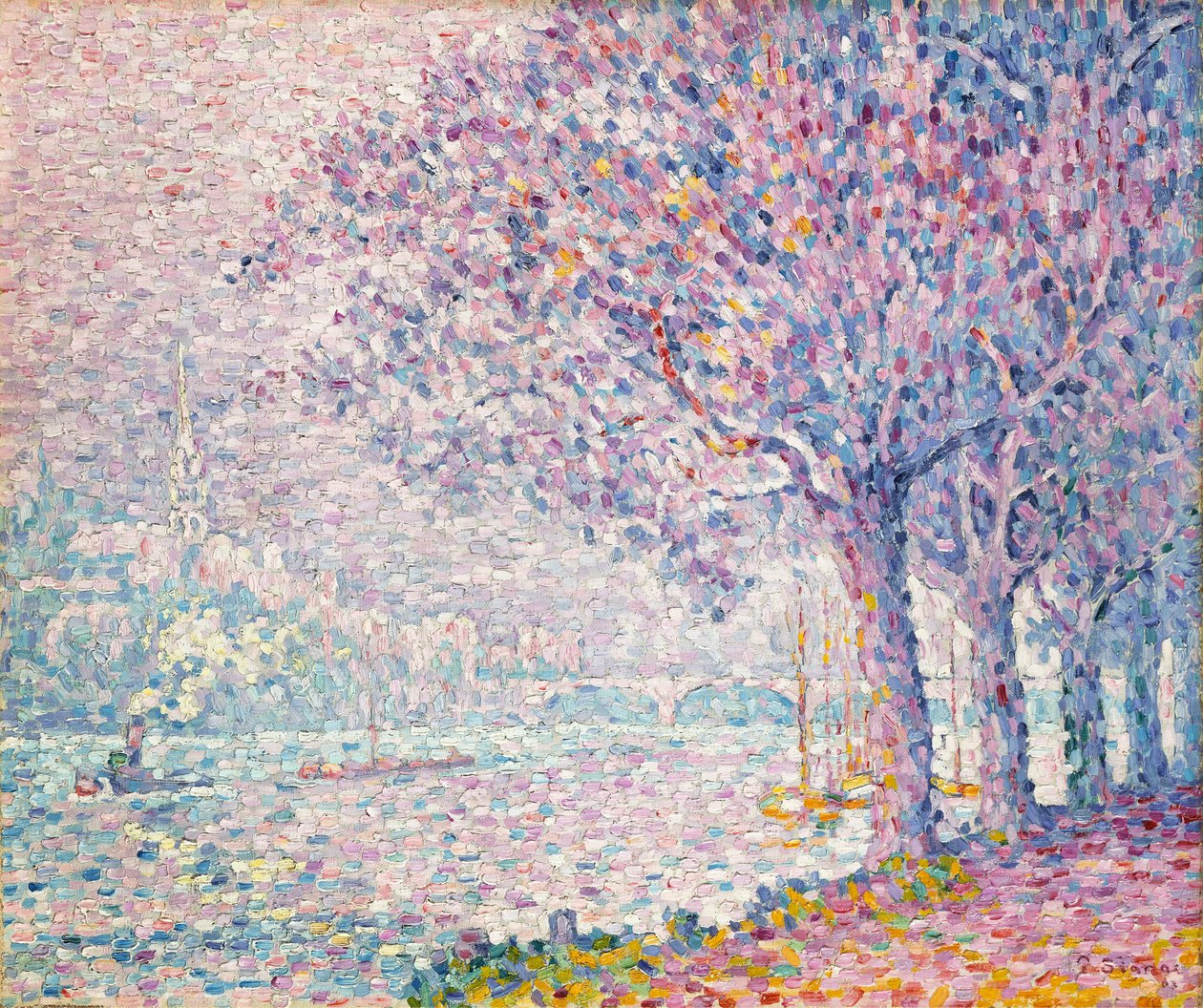La Seine à St. Cloud, 1903 - Paul Signac