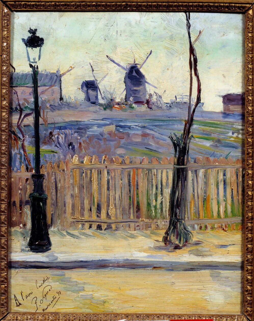 Le moulin du gâteau. Peinture de Paul Signac (1863-1935) - Paul Signac