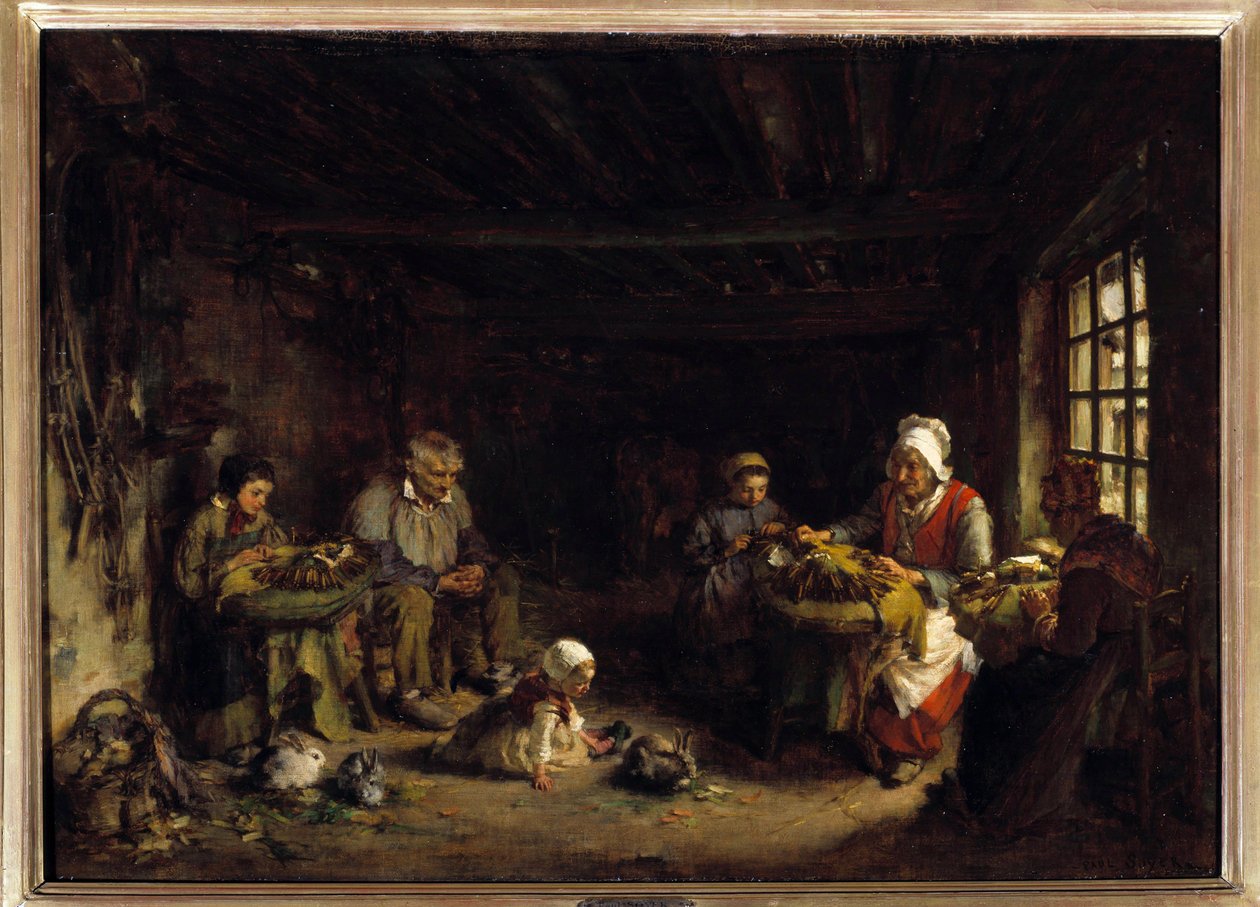 Dentellières à Asnières - Paul Soyer