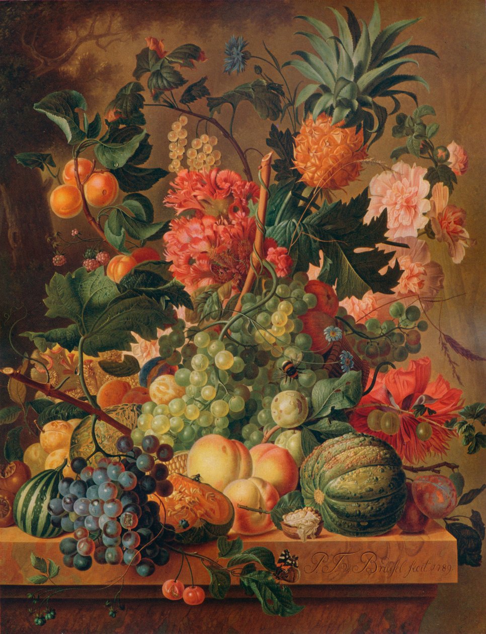 Fruits et fleurs, 1789, 1938 - Paul Theodor van Brussel