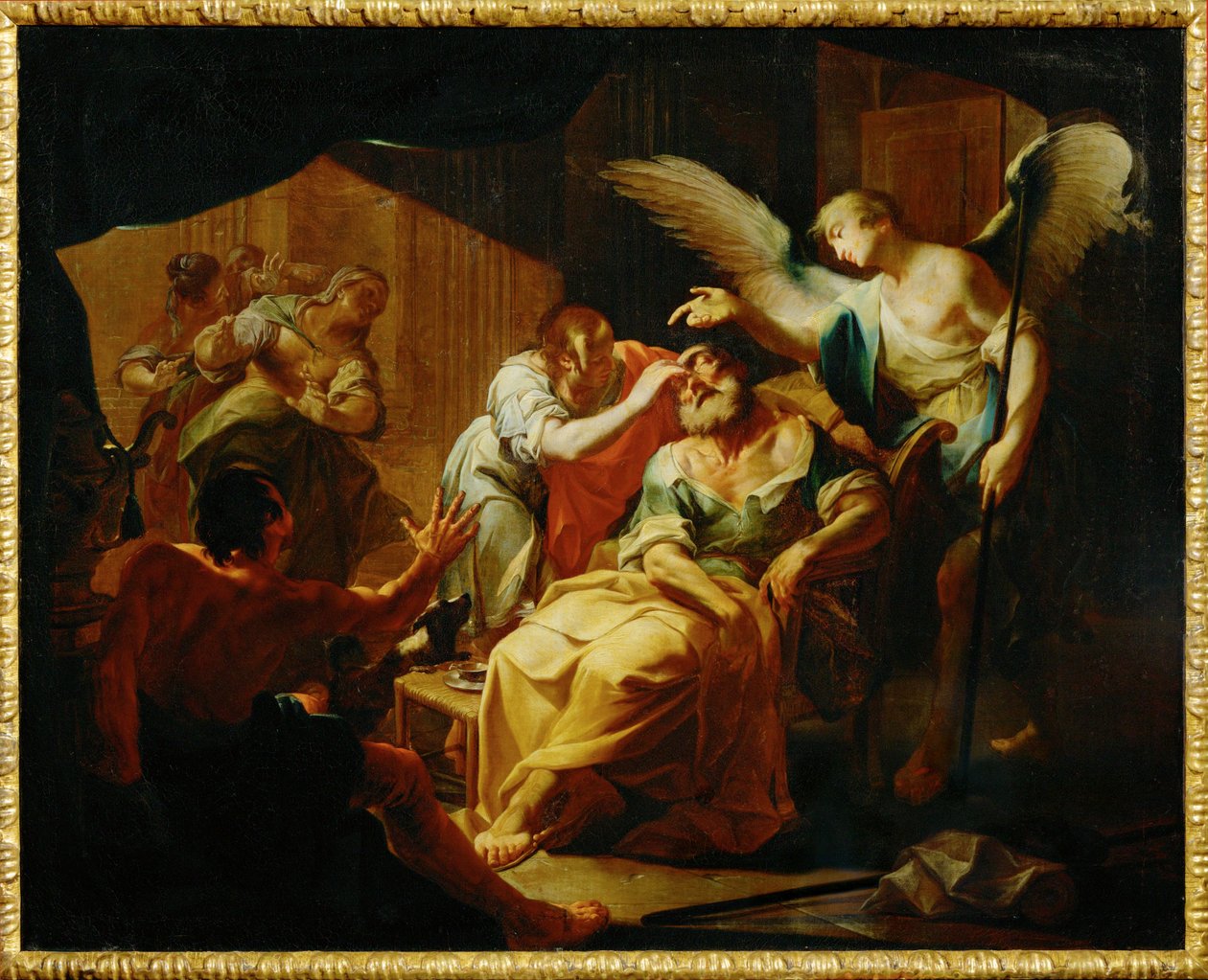 Le vieux Tobit guéri - Paul Troger