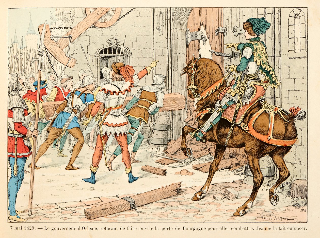 Illustration tirée du livre "Jeanne d