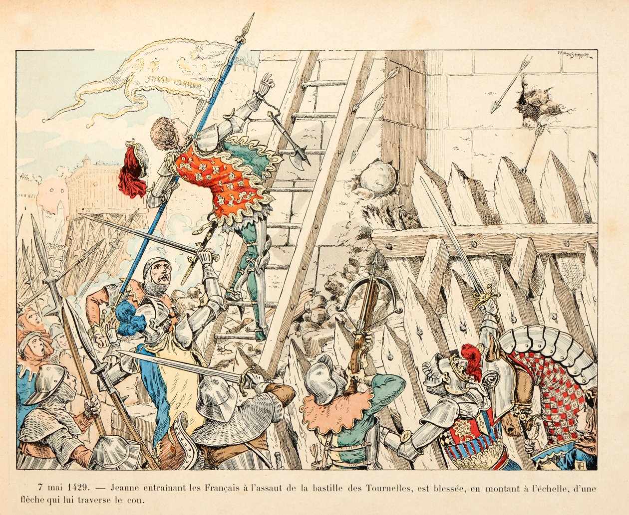 Illustration tirée du livre « Jeanne d