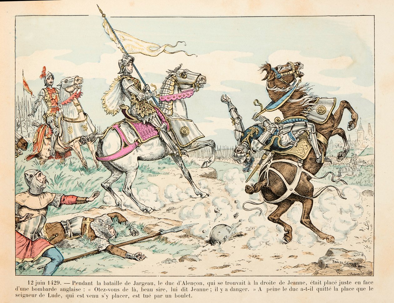 Illustration tirée du livre « Jeanne d