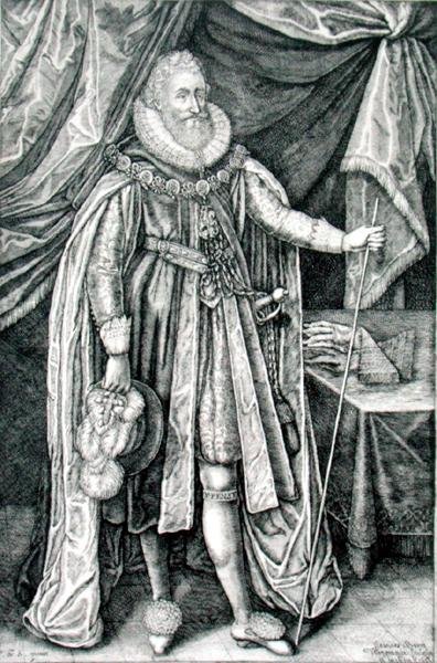 Ludovick Stuart, duc de Richmond et Lennox (1574-1624), gravé par Joannes Barra - William Walcutt