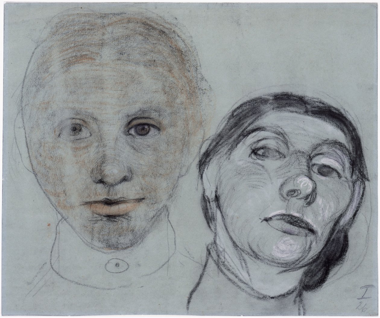 Deux têtes - Paula Modersohn-Becker