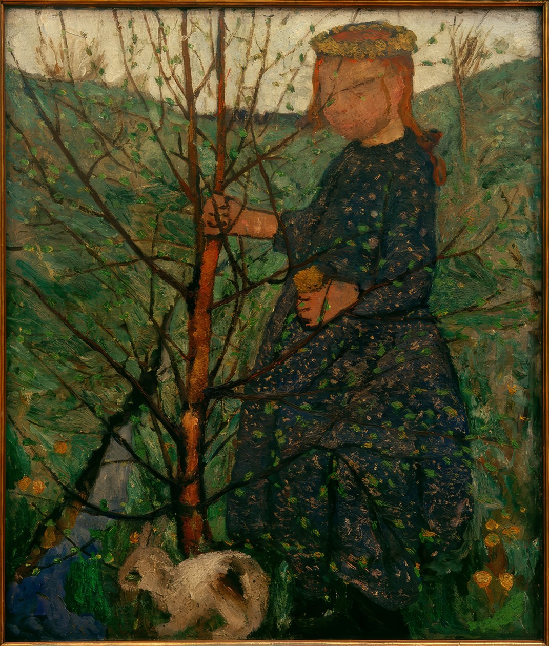 Enfant avec lapin - Paula Modersohn-Becker