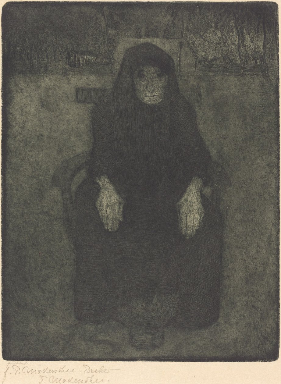 Vieille femme - Paula Modersohn Becker