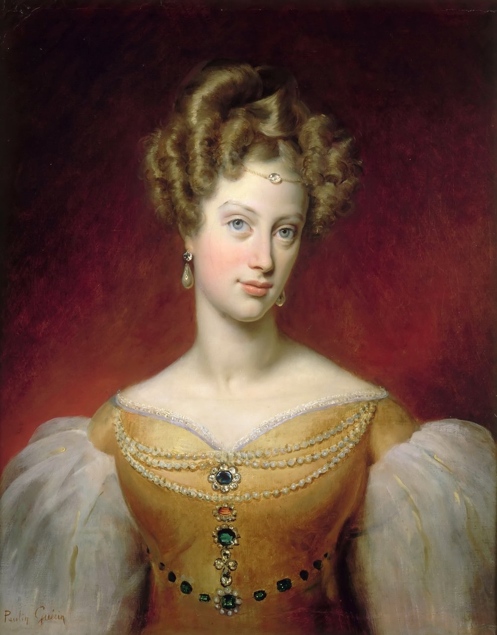 Princesse Caroline de Naples et de Sicile 1798-1870, Duchesse de Berry - Paulin Guérin