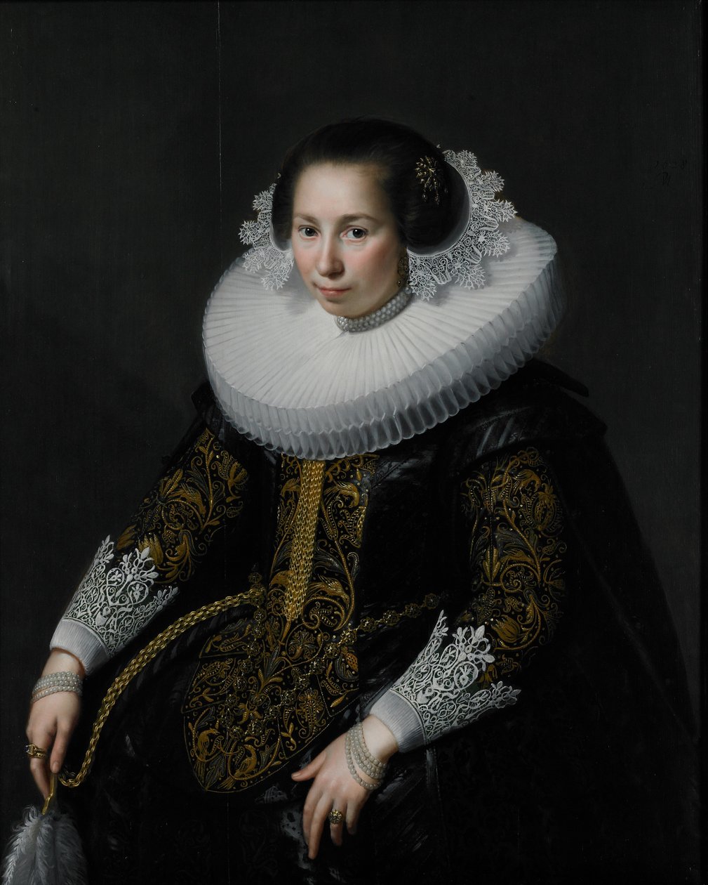 Portrait de Catharina van Voorst, 1628 - Paulus Moreelse