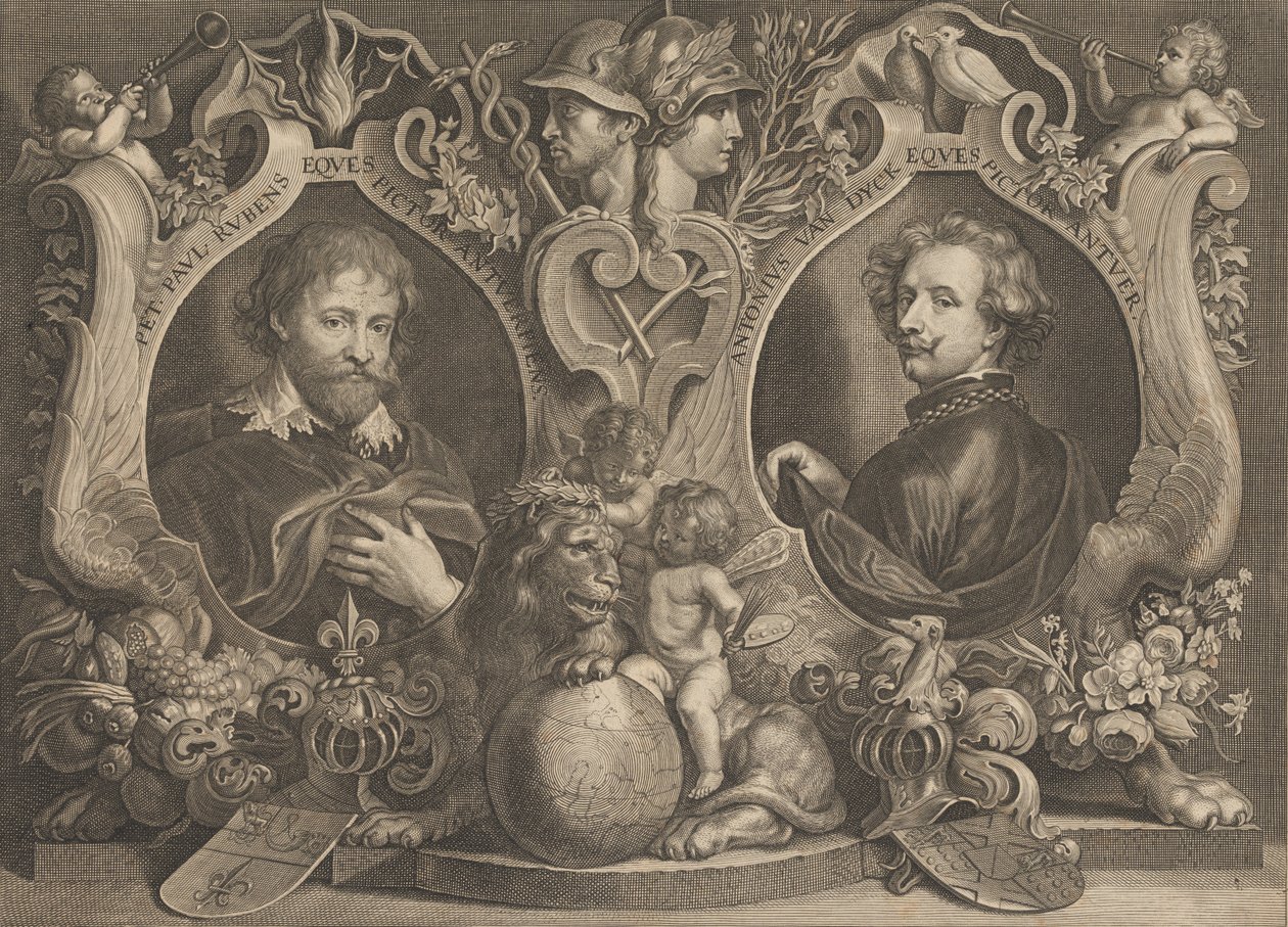Antonius Van Dyck Eques et Peter Paul Rubens Eques - Paulus Pontius