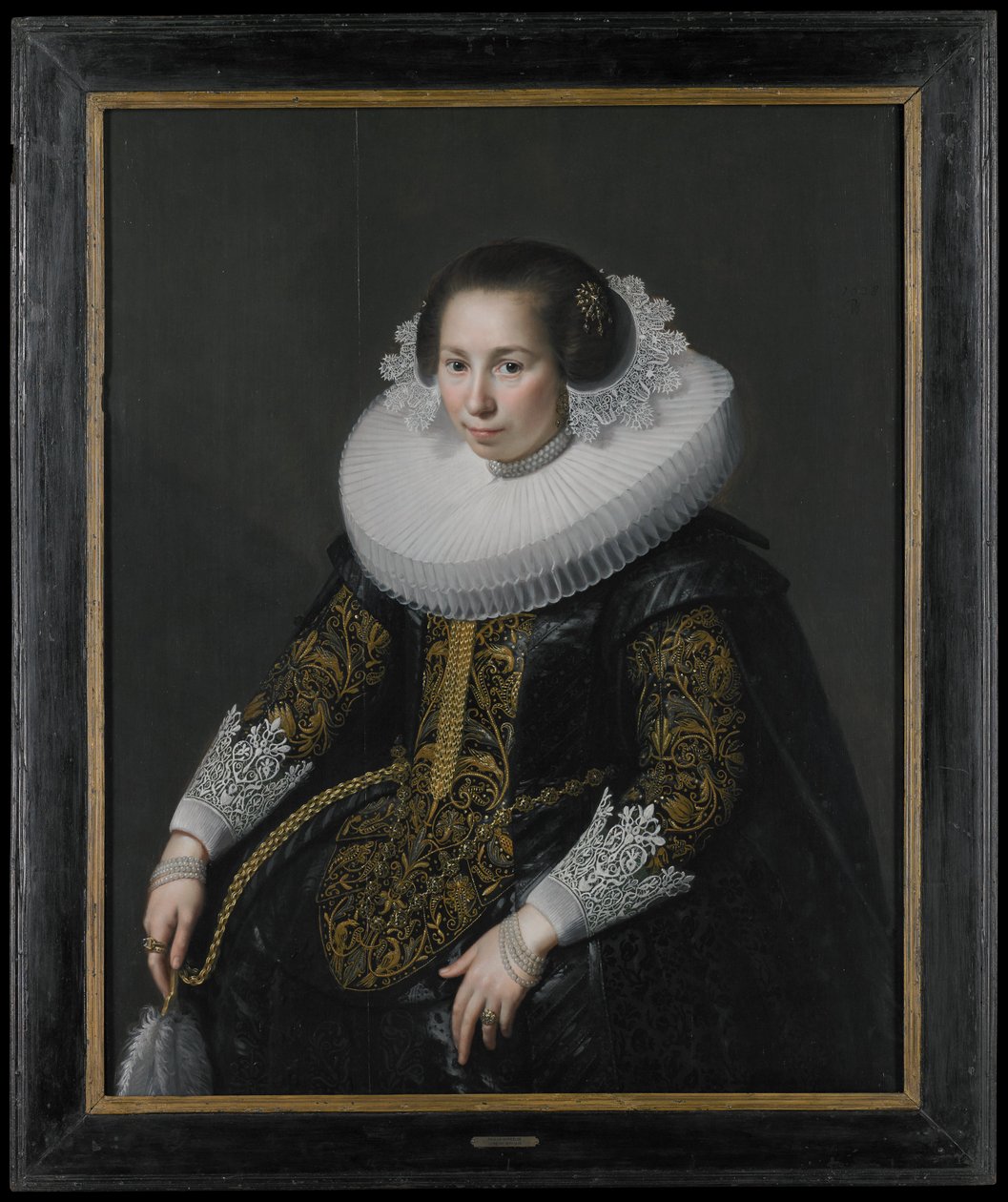Portrait de Catharina van Voorst - Paulus Moreelse
