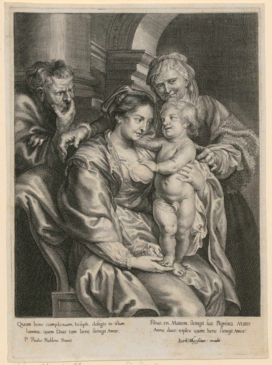 Sainte Famille avec Anne - Paulus Pontius