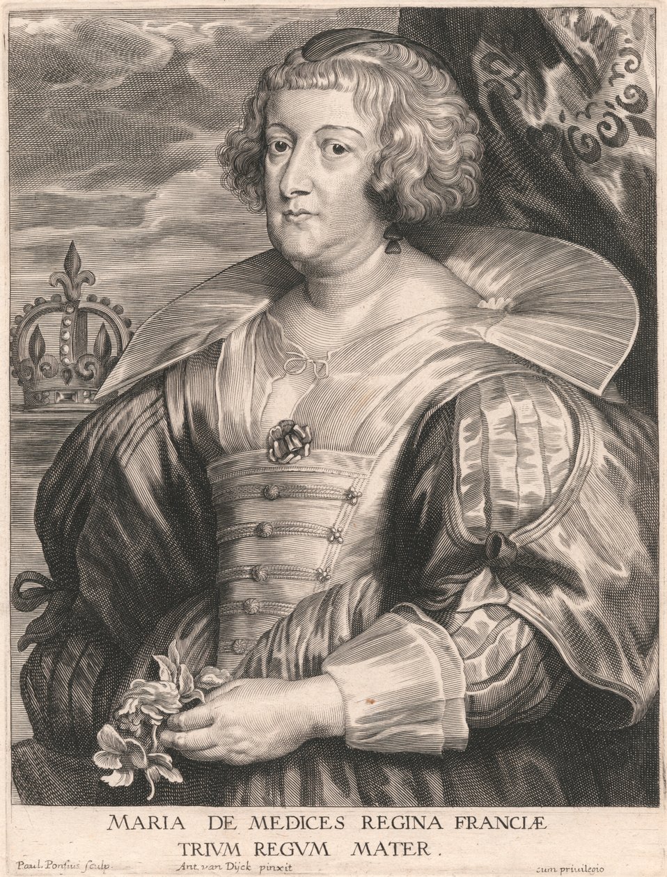 Maria de Médicis Reine de France, Mère de Trois Rois - Paulus Pontius