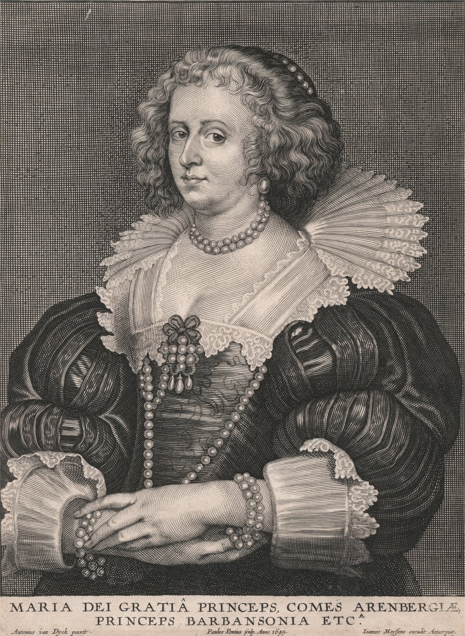 Maria dei Gratia Princeps, Comes Arenbergiæ, Princeps Barbansonia etc. - Paulus Pontius