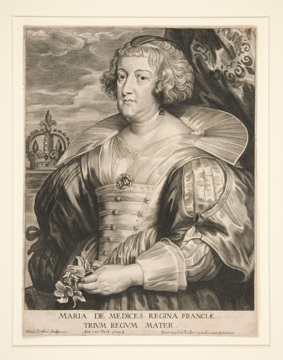 Marie de Médicis - Paulus Pontius
