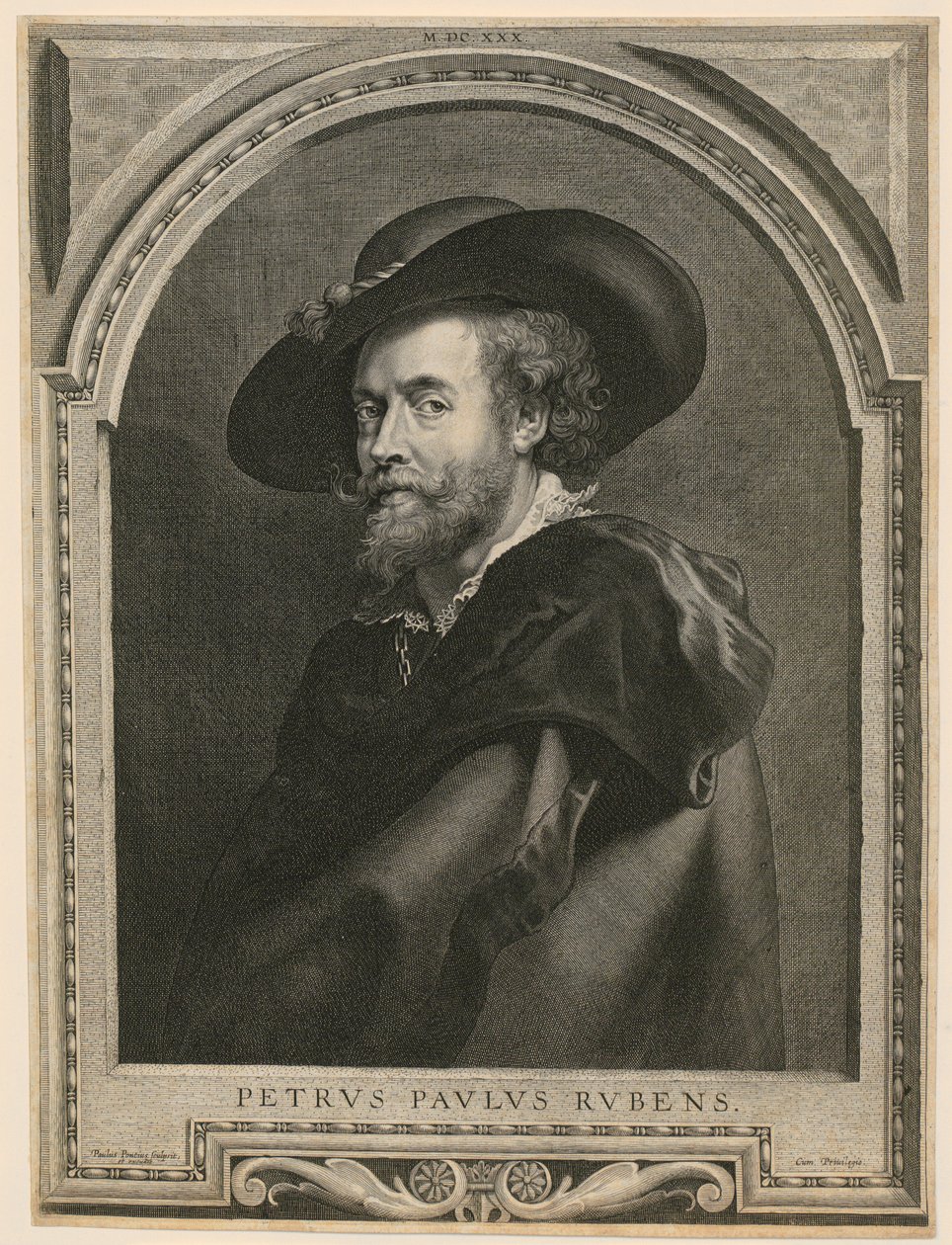 Portrait de Pierre Paul Rubens - Paulus Pontius