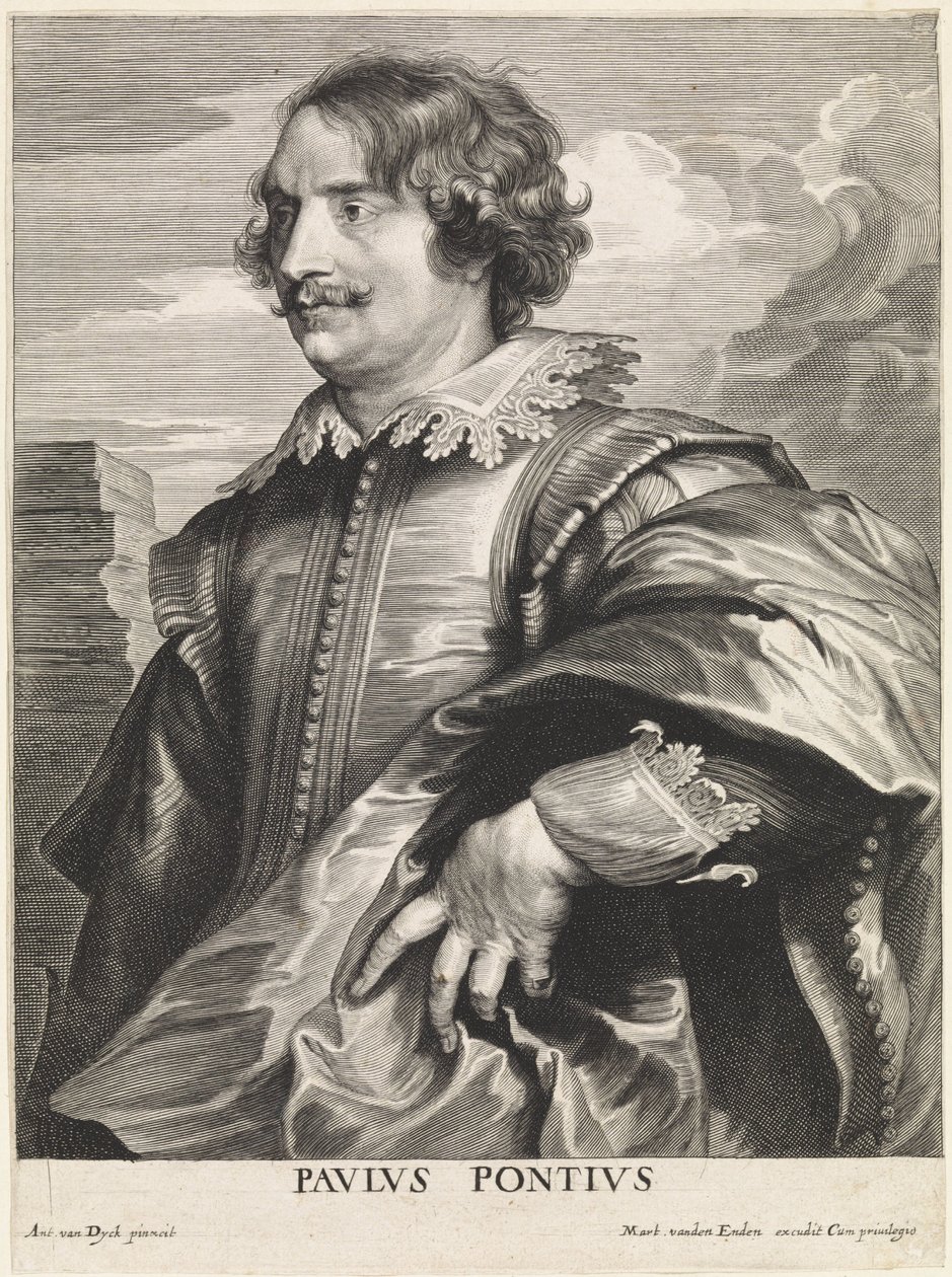 Portrait du graveur Paulus Pontius - Paulus Pontius