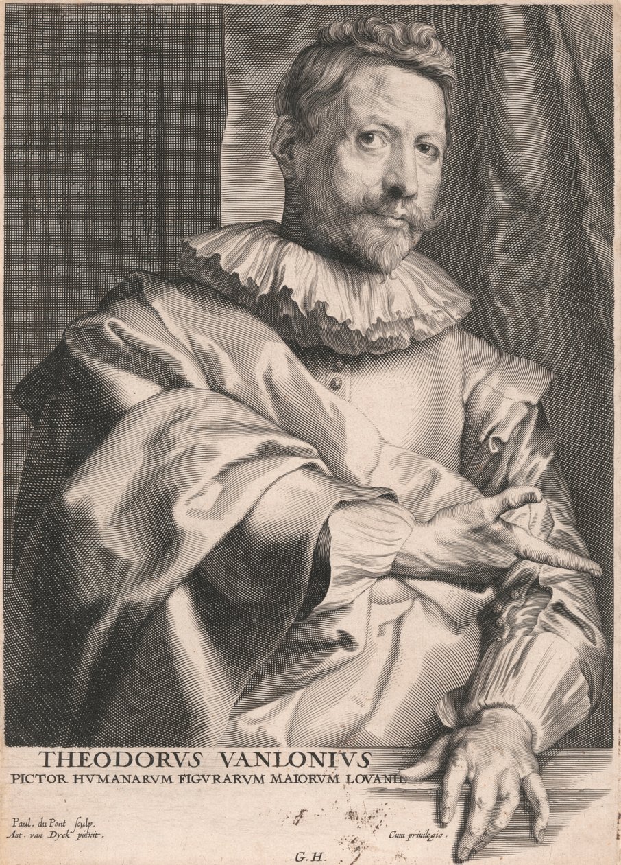 Theodorus van Lonius, Pictor Humanarum Figurarum Majorum Lovanii - Paulus Pontius