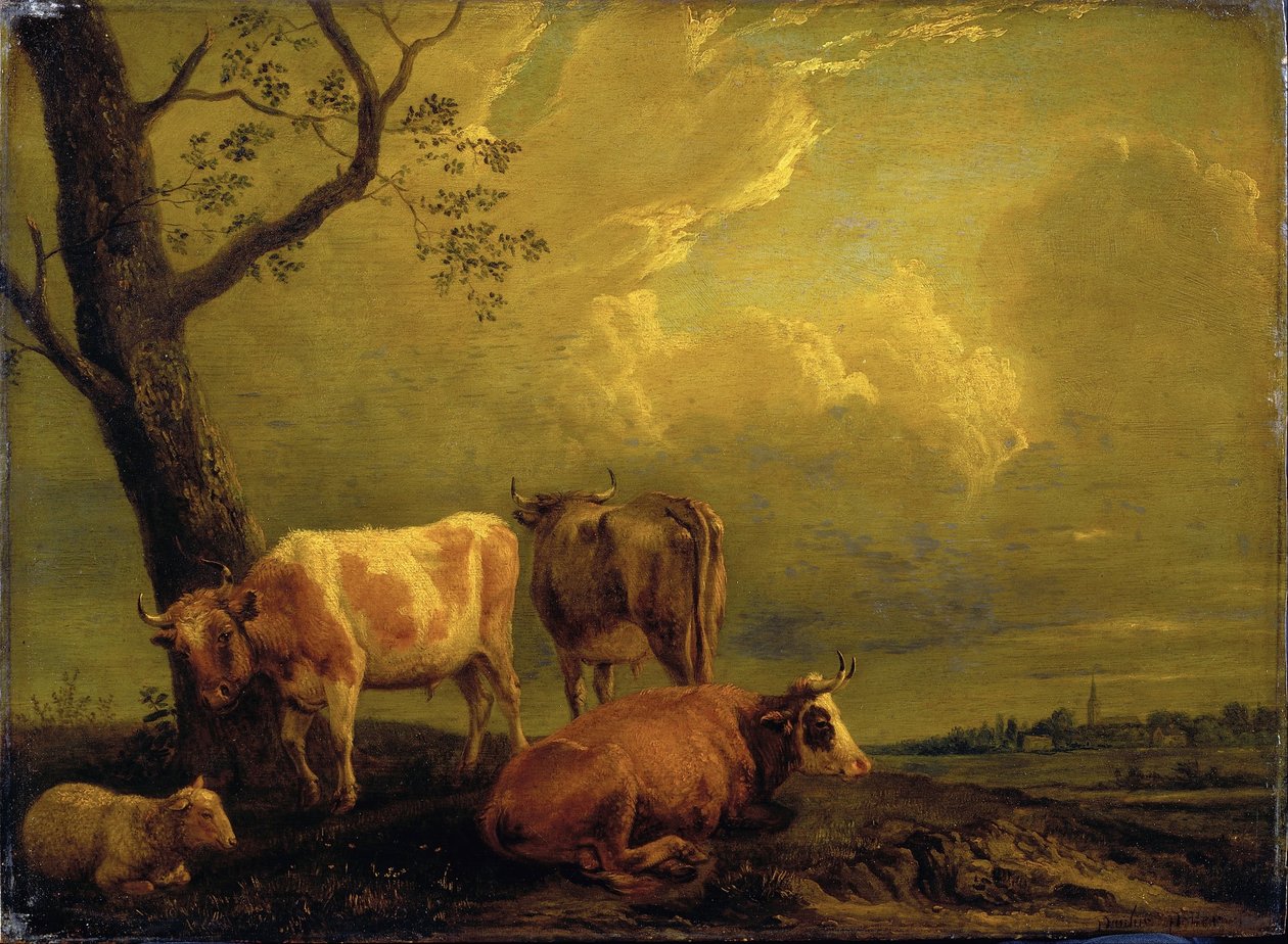 Bovins et moutons - Paulus Potter