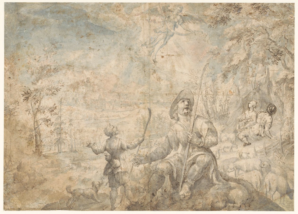 Annonciation aux bergers - Paulus Willemsz. van Vianen