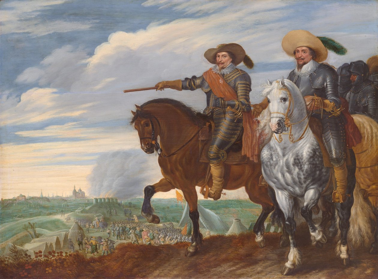 Frederick Henry et Ernst Casimir de Nassau-Dietz au siège de 