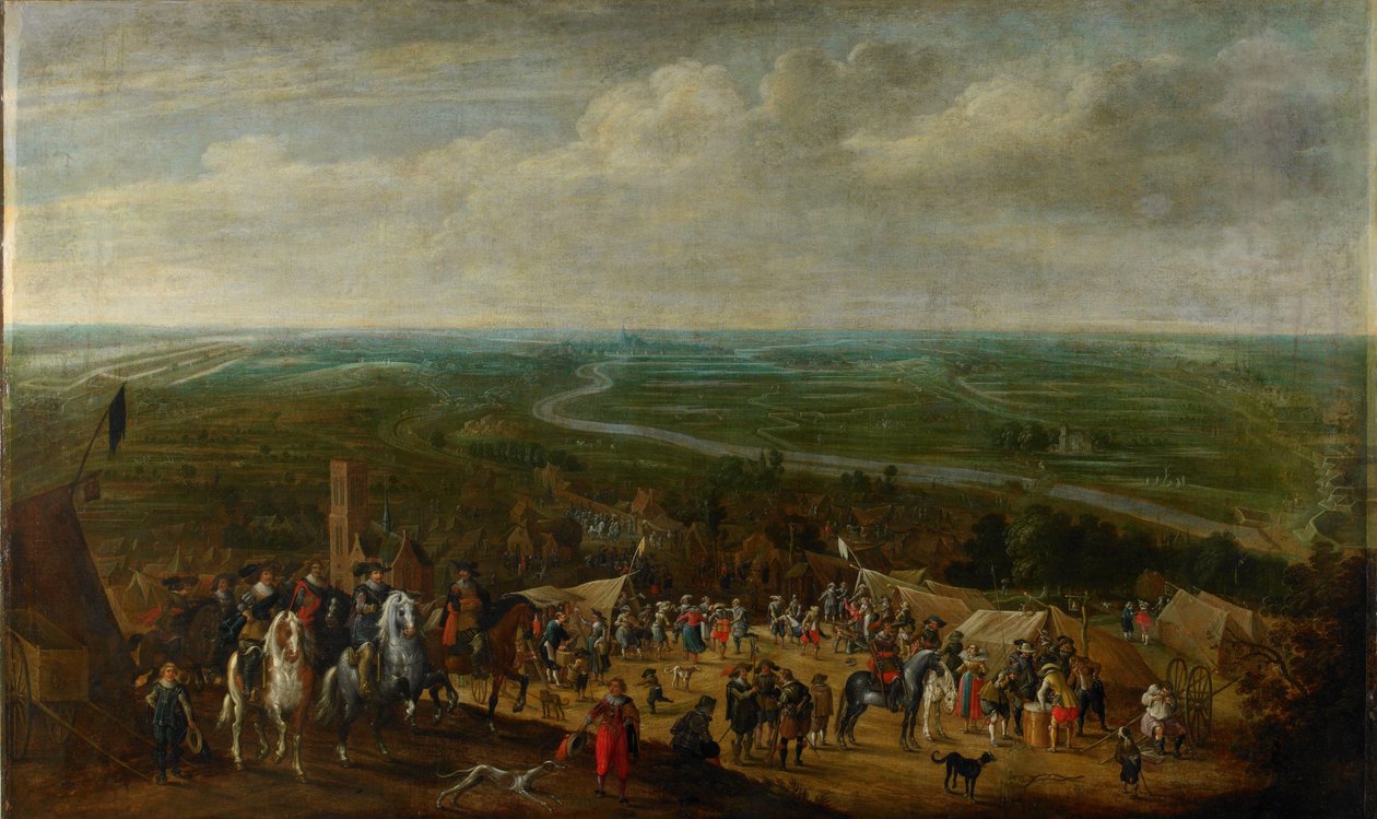 Prince Frédéric-Henri au siège de 